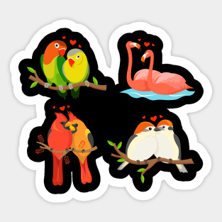 Lovely Birds Sticker